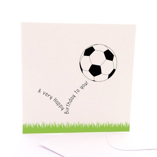Soccer Birthday Greeting Card