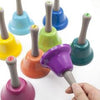 Rainbow Musical Hand Bells - 8 Piece Set.