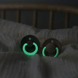 BIBS Dummies De Lux - GLOW - Silicone - Blush/Vanilla