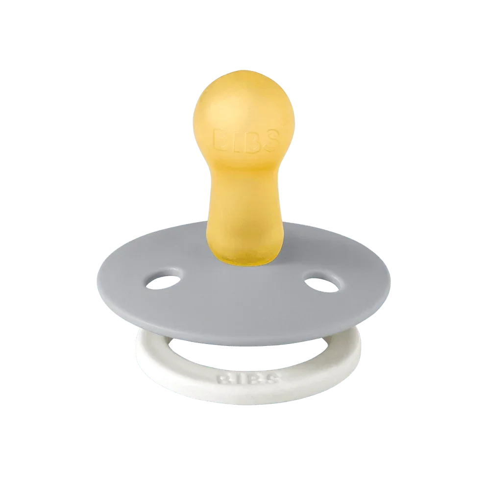 BIBS Dummies - GLOW - Natural Rubber - Sage/Cloud