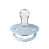 BIBS Dummies De Lux - Silicone - Iron/Baby Blue