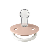 BIBS Dummies De Lux - GLOW - Silicone - Blush/Vanilla