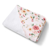 Bird's & Blooms Organic Hooded Baby Towel