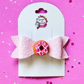 Hair Bow - Donut