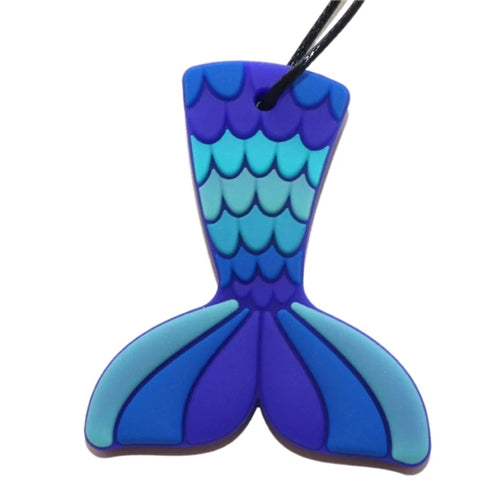 Mermaid Tail Chew Pendant - Medium