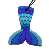 Mermaid Tail Chew Pendant - Medium
