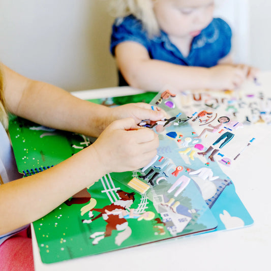 Puffy Sticker Play Set Deluxe - Riding Club