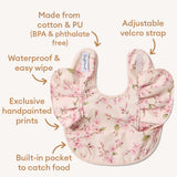 Cherry Blossom Frill Snuggle Bib