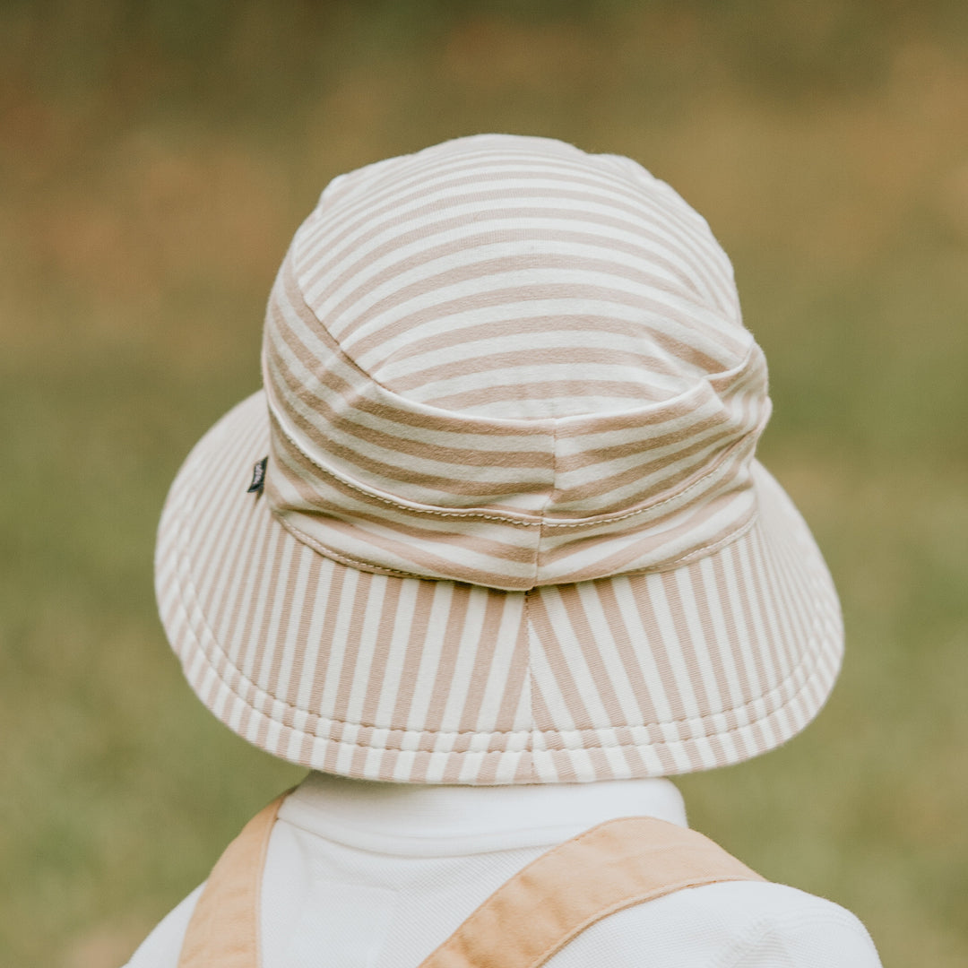 Kids Classic Bucket Hat - Natural Stripe