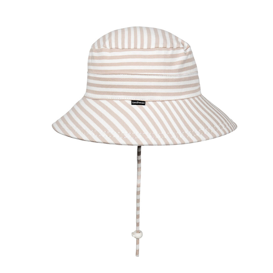 Kids Classic Bucket Hat - Natural Stripe