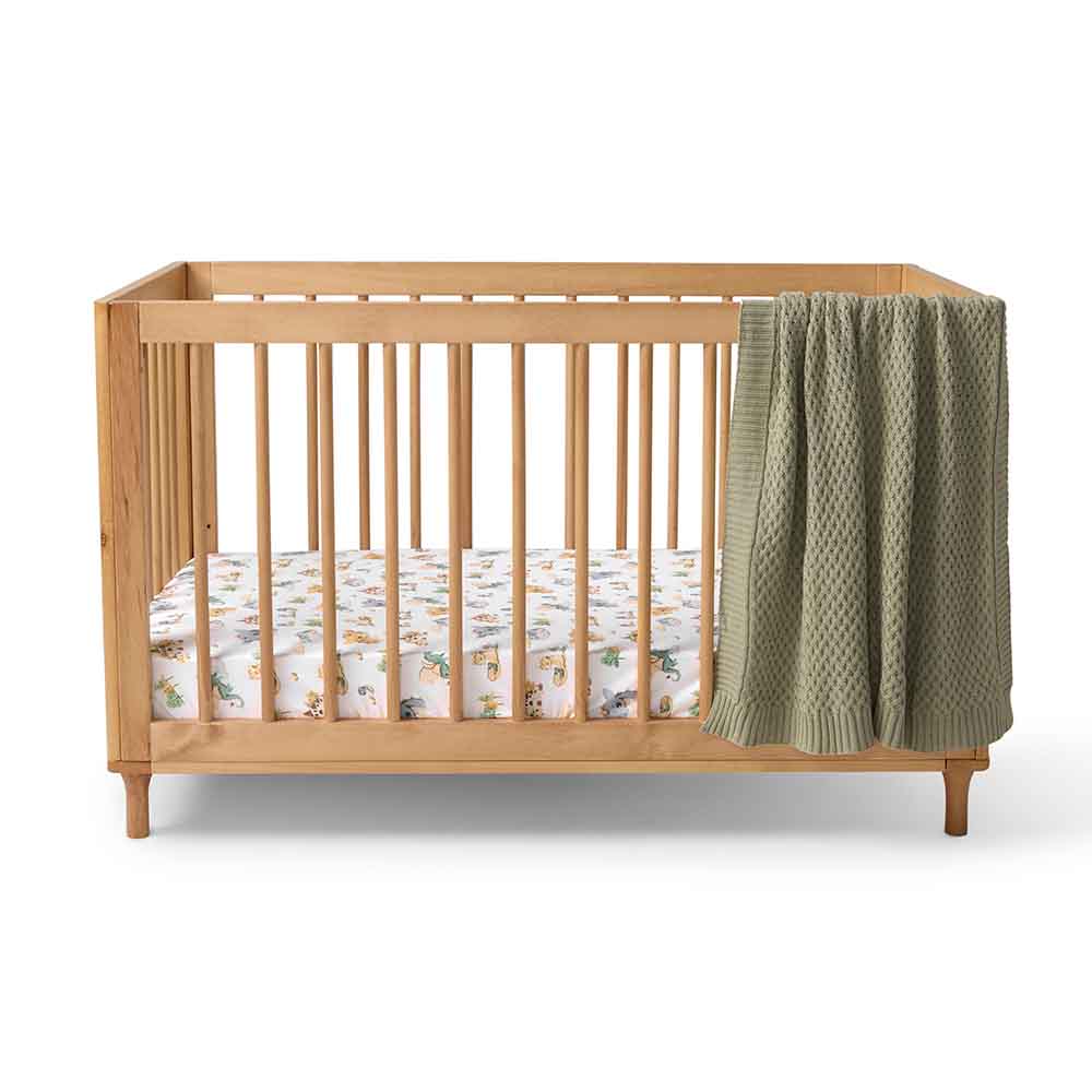 Dragon Organic Fitted Cot Sheet