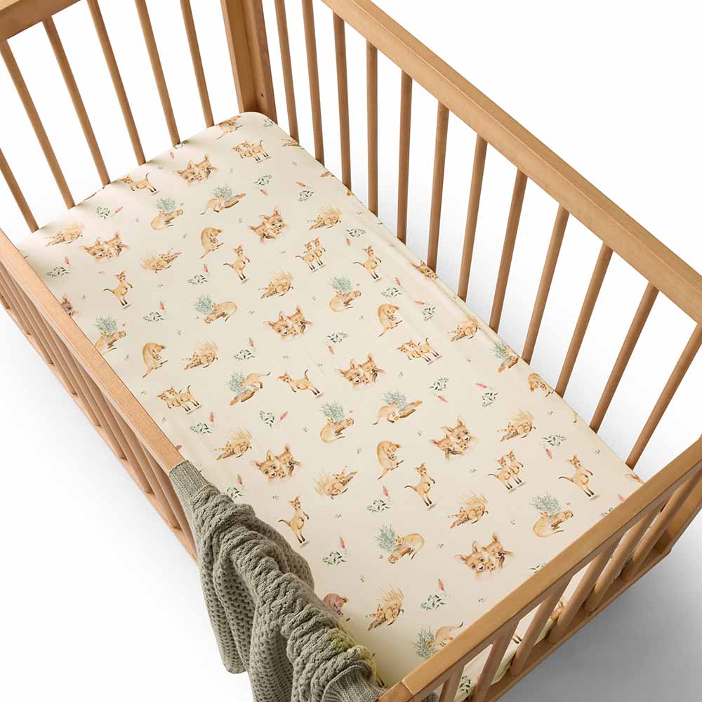 Organic Fitted Cot Sheet - Kanga