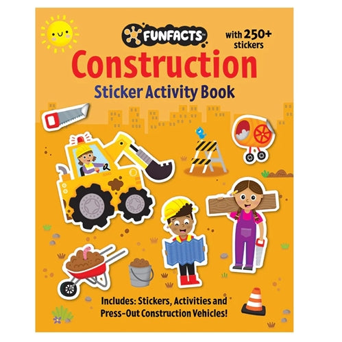Construction Funfacts - Sticker Activity Book