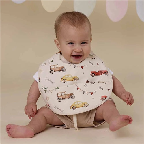 Vintage Cars Snuggle Bib