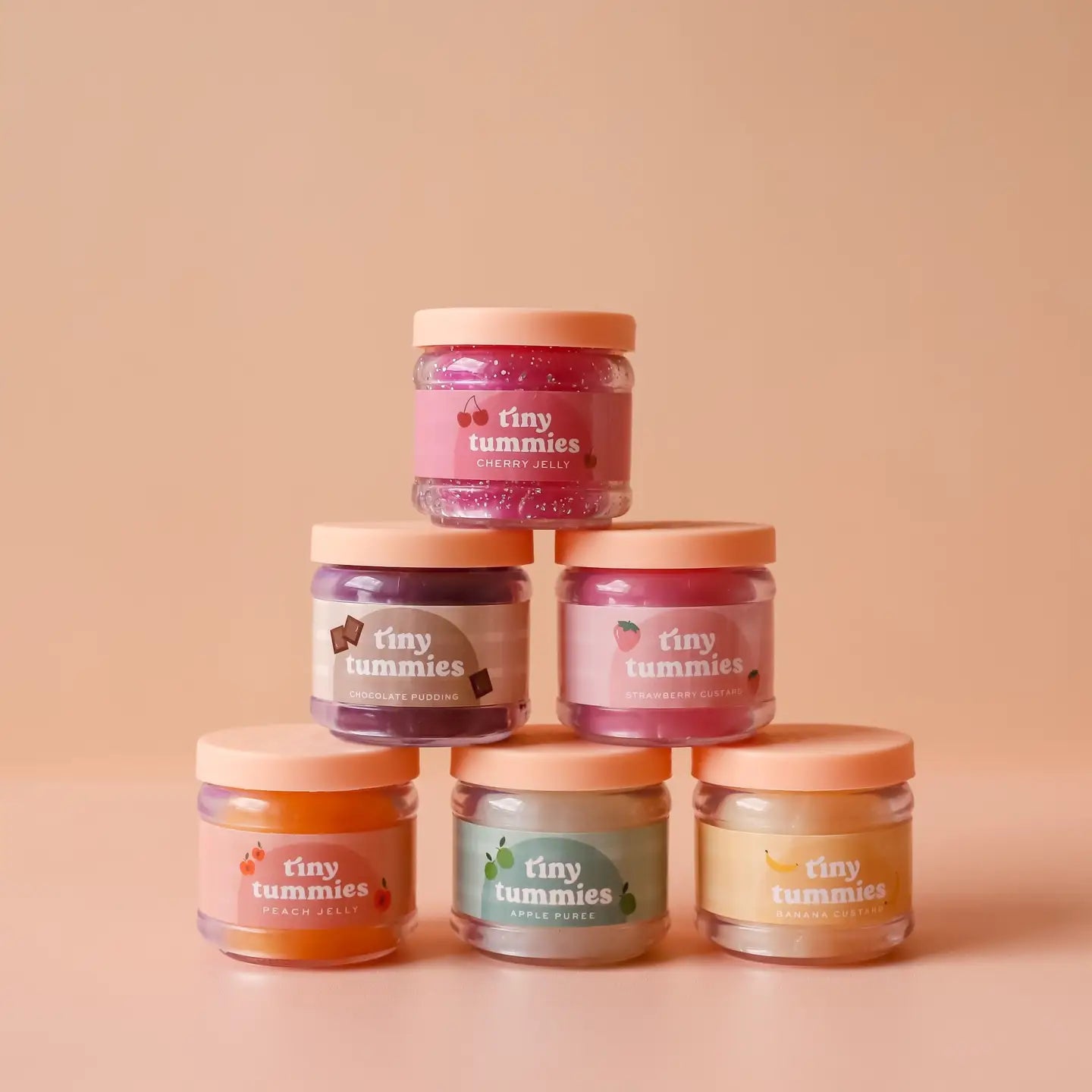 Tiny Tummies Chocolate Pudding food jar and spoon set