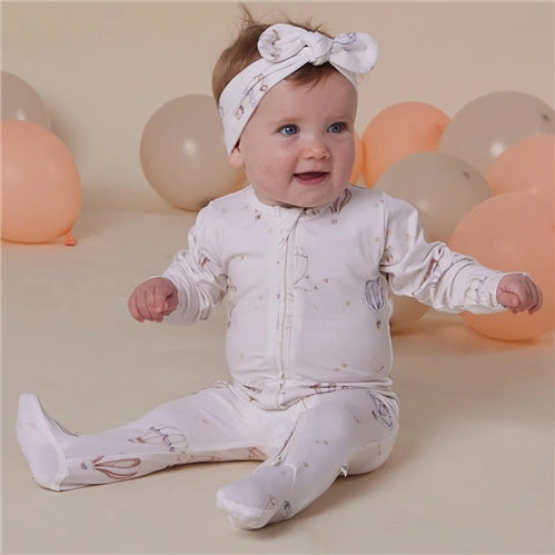 Up & Away Organic Snuggle Sleepsuit Zip Footie