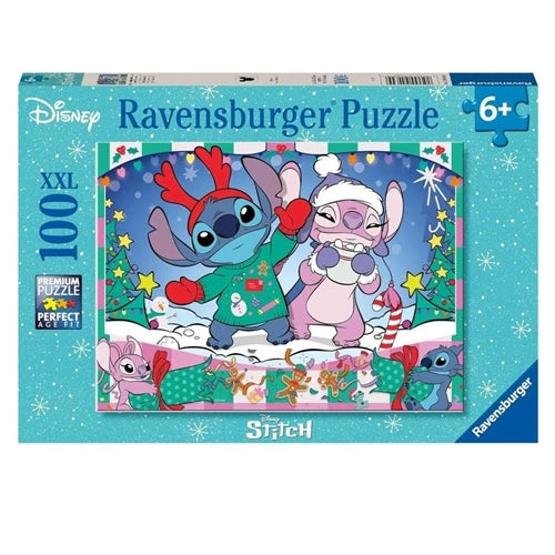 Disney Stitch Christmas Puzzle - 100 piece