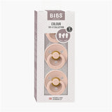 BIBS Dummies Try-it Colour 3pk - Blush