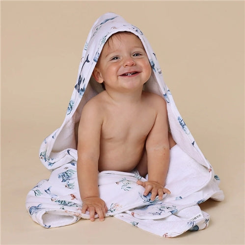 Ocean Organic Hooded Baby Towel