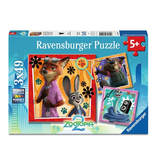 Zootopia 2 - A New Mission Puzzle 3x48pc