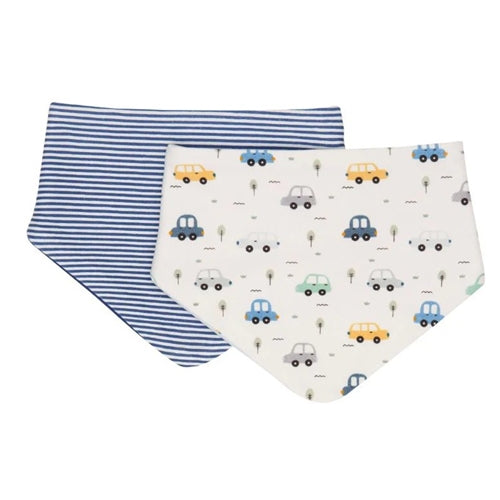 Bandana Bibs 2pk - Beep Beep