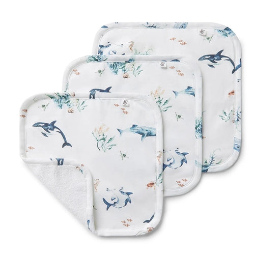 Ocean Organic Wash Cloth - 3pk