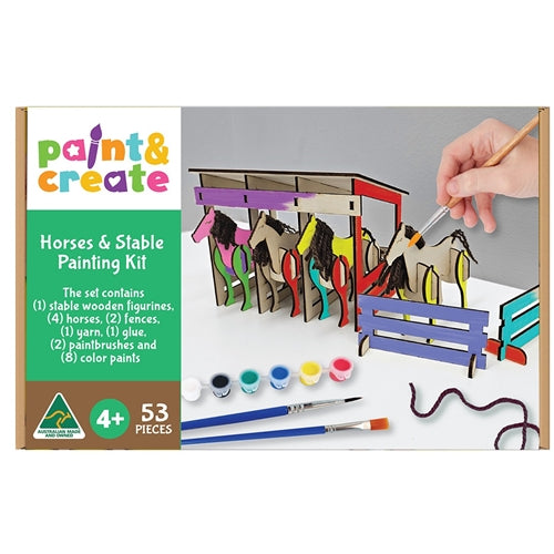 Paint & Create - Horses and Stable