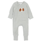 Otto Stripe Organic LS Zipsuit