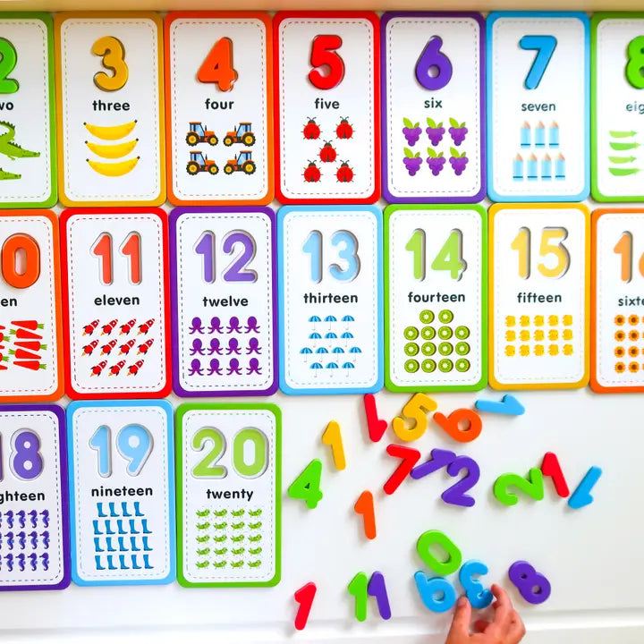 Flashcards and 123 Magnetic Numbers