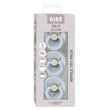 BIBS Dummies Try-it Colour 3pk - Baby Blue
