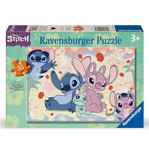 Disney Stitch Enjoy Some Time Together Puzzles 35pc