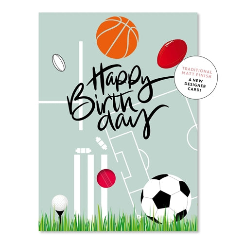 Sporty Birthday Card