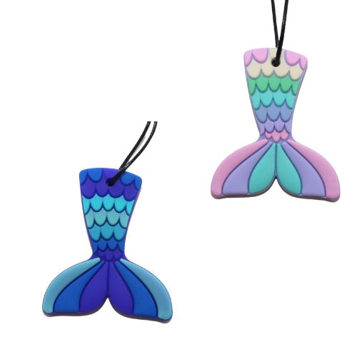 Mermaid Tail Chew Pendant - Medium