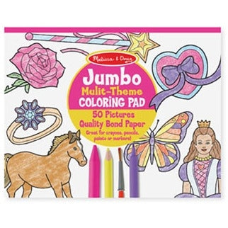 Jumbo Colouring Pad Pink