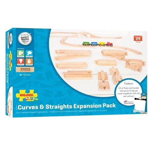 Bigjigs Rail - Curves and Strights Expansion Pack