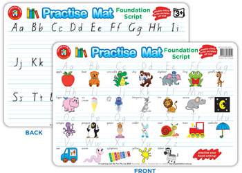Practise Mat – Handwriting Foundation Script