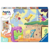Puzzle and Play Cavemen 2x24pc