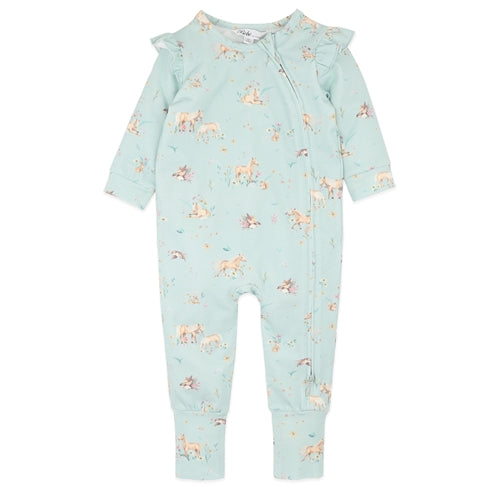 Winnie Organic LS Zipsuit