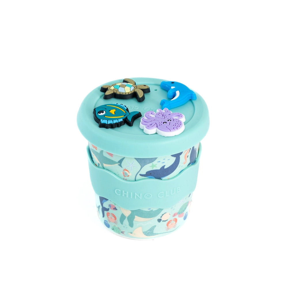 Sea Creatures Chino Charm Cup 8oz