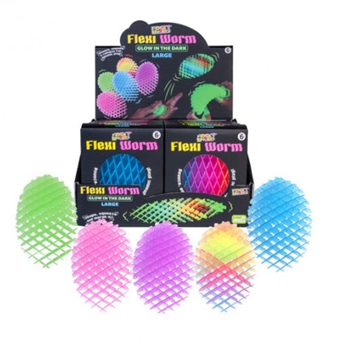 Glow in the Dark Flexi Worm - Large