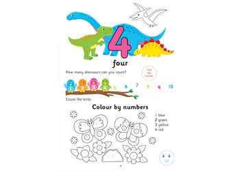 Sticker Counting Pages Counting Sticker Book – Dragonfly Kids