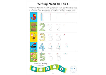 Counting Sticker Book