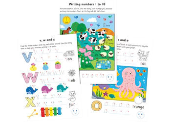 First Writing Sticker Book