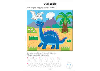 First Writing Sticker Book