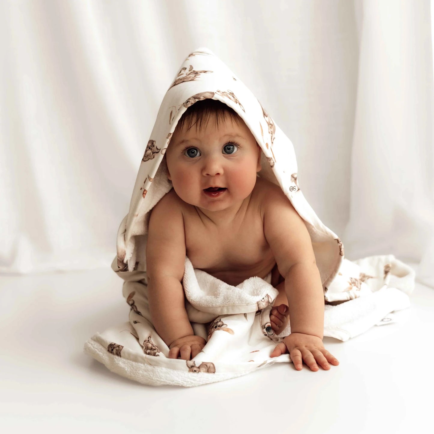 Koala Organic Hooded Baby Towel