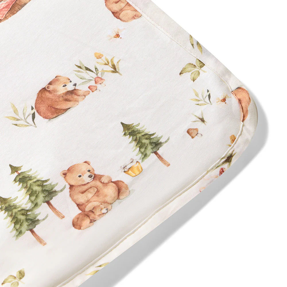 Bears Organic Hooded Baby Towel