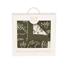 Reversible Blanket - Forest Dino