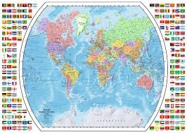 Political World Map Puzzle - 1000 piece