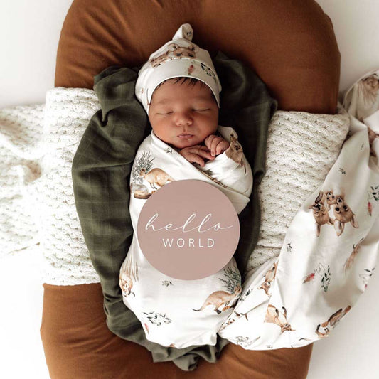 Kanga & Hazelnut Reversible Milestone Cards