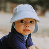 Legionnaire Flap Sun Hat - Baby Blue